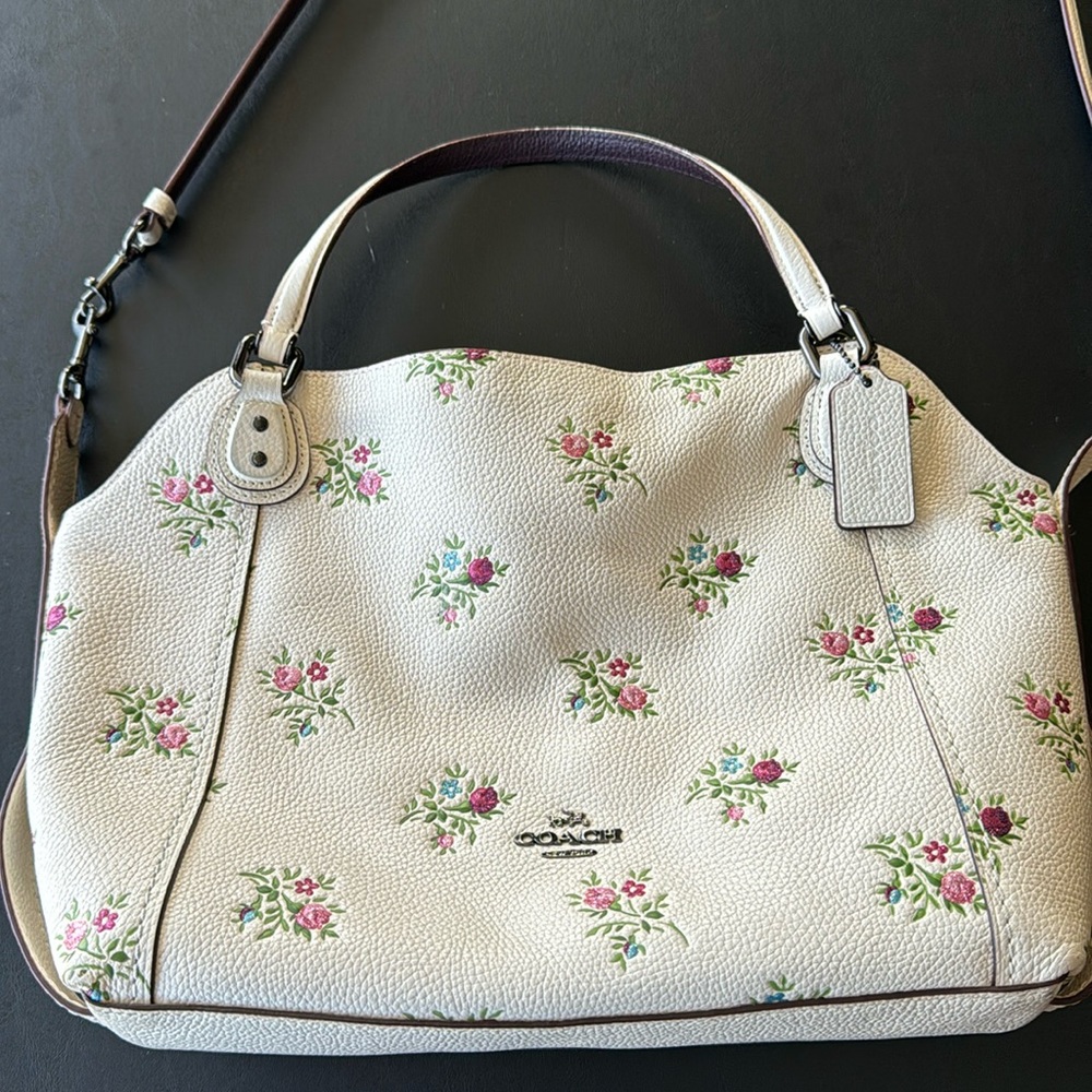 Coach spring tote